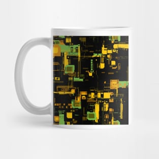 City Planner - Random Shapes Pattern Mug